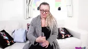 Tatted Blondie Beth Motivates You While Her Pussy Is Stuffed