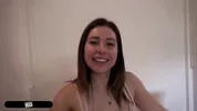 Dean Pins Ally Breelsen In The Elevator Railing Her Pussy!