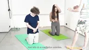 CuckoldXXX - Flexible Vixi Rafi Cheats on Cuckold Mediating Boyfriend with Her Yoga Tutor