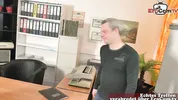 German Woman next door fucked in the office