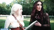 Chloe Amour and Gia OhMY Beg For Geralt's Long Cock - The Witcher Porn Cosplay Parody