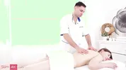 A pleasant bonus from the masseur