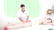 A pleasant bonus from the masseur