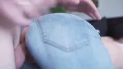 Rough Fucking Stepsister Doggystyle in Ripped Jeans