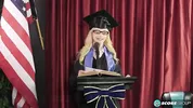 Teen Aubrey Gold Is Naked Under Her Cap and Gown
