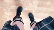 Big creamy squirt before exam | cum on the floor in college