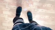 Big creamy squirt before exam | cum on the floor in college