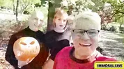 Hot Redhead Proves No Nut November Blows In Double Penetration Threesome