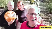 Hot Redhead Proves No Nut November Blows In Double Penetration Threesome