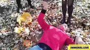 Hot Redhead Proves No Nut November Blows In Double Penetration Threesome