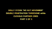 Hot Redhead Proves No Nut November Blows In Double Penetration Threesome