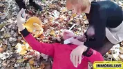 Hot Redhead Proves No Nut November Blows In Double Penetration Threesome