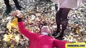 Hot Redhead Proves No Nut November Blows In Double Penetration Threesome