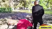 Hot Redhead Proves No Nut November Blows In Double Penetration Threesome