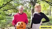 Hot Redhead Proves No Nut November Blows In Double Penetration Threesome