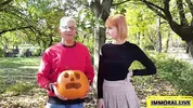 Hot Redhead Proves No Nut November Blows In Double Penetration Threesome