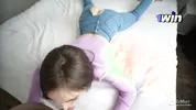 Roommate With Ripped Jeans Rides My Dick - Anny Walker