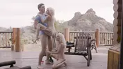 Amazing X-Art Threesome with Petite Blondes Spinners