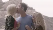 Amazing X-Art Threesome with Petite Blondes Spinners