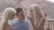 Amazing X-Art Threesome with Petite Blondes Spinners