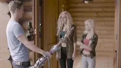 Amazing X-Art Threesome with Petite Blondes Spinners