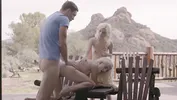 Amazing X-Art Threesome with Petite Blondes Spinners