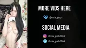 Hot Femdom from Goth Girl... I love giving orders, and I love it even more when you lick my panties. I love fucking my pussy with a dildo