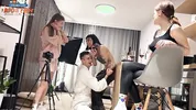 Three Stunning Beauties Ignite a Wild Orgy Night with an Explosive Golden Shower Finale