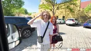 BangVan - Ginger Cherry Crush Pounded Hard by RV Driver Inside the Rocking BangVan!