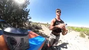 Fucking on the Hood of the Volkswagen Rabbit. Naked at the Springs