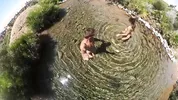 Fucking on the Hood of the Volkswagen Rabbit. Naked at the Springs
