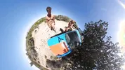 Fucking on the Hood of the Volkswagen Rabbit. Naked at the Springs