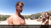 Fucking on the Hood of the Volkswagen Rabbit. Naked at the Springs