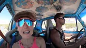 Fucking on the Hood of the Volkswagen Rabbit. Naked at the Springs