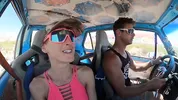 Fucking on the Hood of the Volkswagen Rabbit. Naked at the Springs