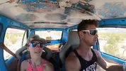 Fucking on the Hood of the Volkswagen Rabbit. Naked at the Springs