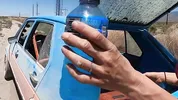 Fucking on the Hood of the Volkswagen Rabbit. Naked at the Springs