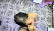Stepsister lets herself get milk poured on her face to sneak out by yeloly