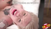 FunSize Teens - A Petite Blonde is Nailed in the Ass by a Fat Man