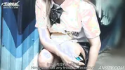 Squirt like crazy student (18+) filmed her first Porn