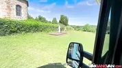 BangVan - Bride Polly Youngs Fucked by Stranger Right at Her Wedding While Groom Watches!