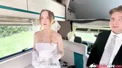 BangVan - Bride Polly Youngs Fucked by Stranger Right at Her Wedding While Groom Watches!
