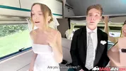 BangVan - Bride Polly Youngs Fucked by Stranger Right at Her Wedding While Groom Watches!