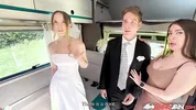 BangVan - Bride Polly Youngs Fucked by Stranger Right at Her Wedding While Groom Watches!