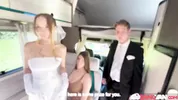 BangVan - Bride Polly Youngs Fucked by Stranger Right at Her Wedding While Groom Watches!