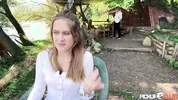 PickupClub - Perky Una Fairy Goes on a Blind Date to an Outdoor Riverside Café