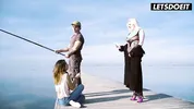 He Fucked Her Doggy on the Beach While Her Friend Filmed Every Stroke
