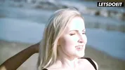 He Fucked Her Doggy on the Beach While Her Friend Filmed Every Stroke