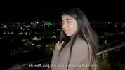Curvy Mexican Latina VeritoAguas fucked by her hung best friend on the balcony of her luxury house