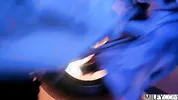 MILFY Sex Ed teacher Sarah teaches young couple to fuck